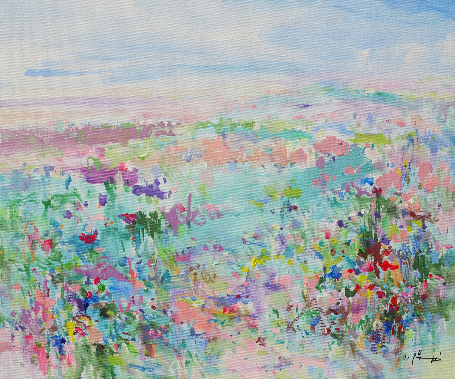Loving Spring Xiaoyang Galas Original painting for sale