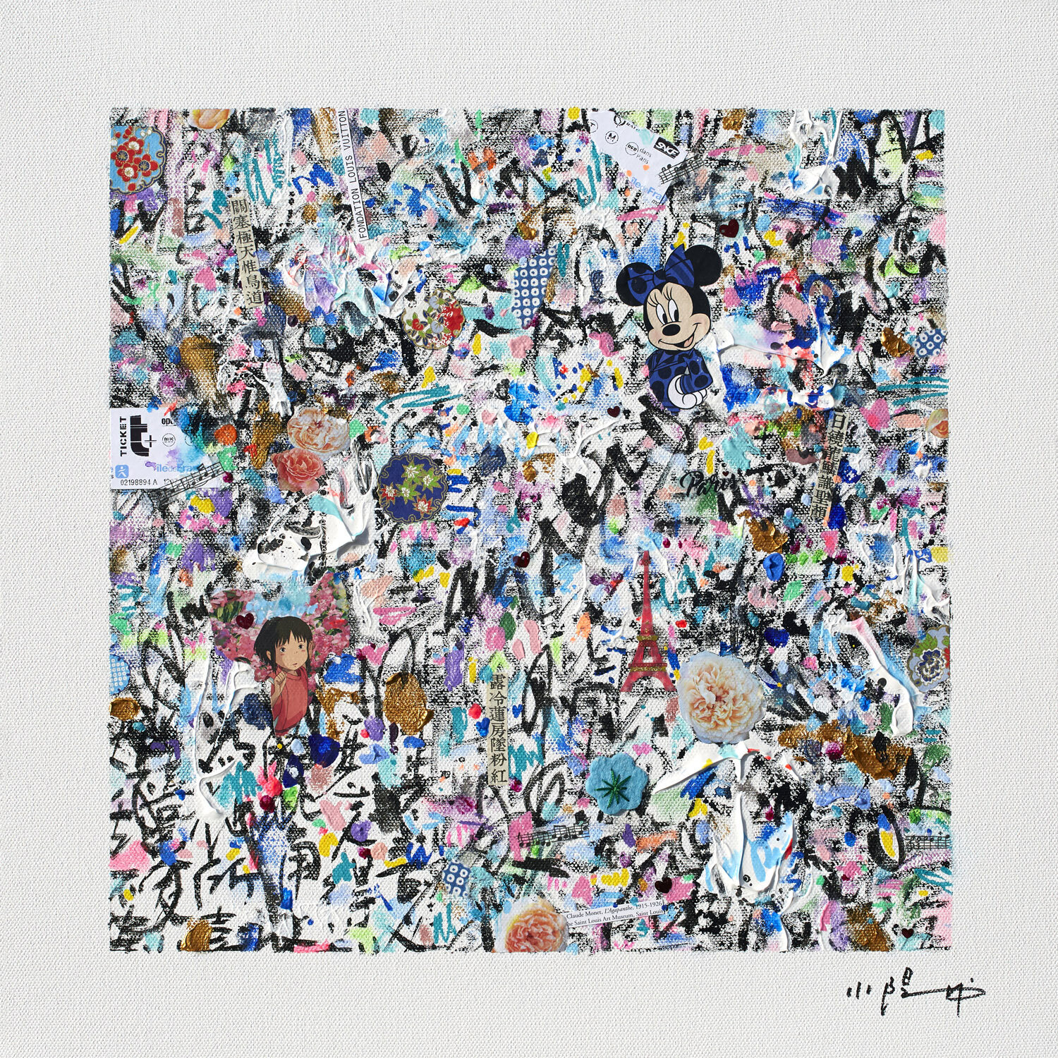 Prayers from Paris Xiaoyang Galas Original painting for sale