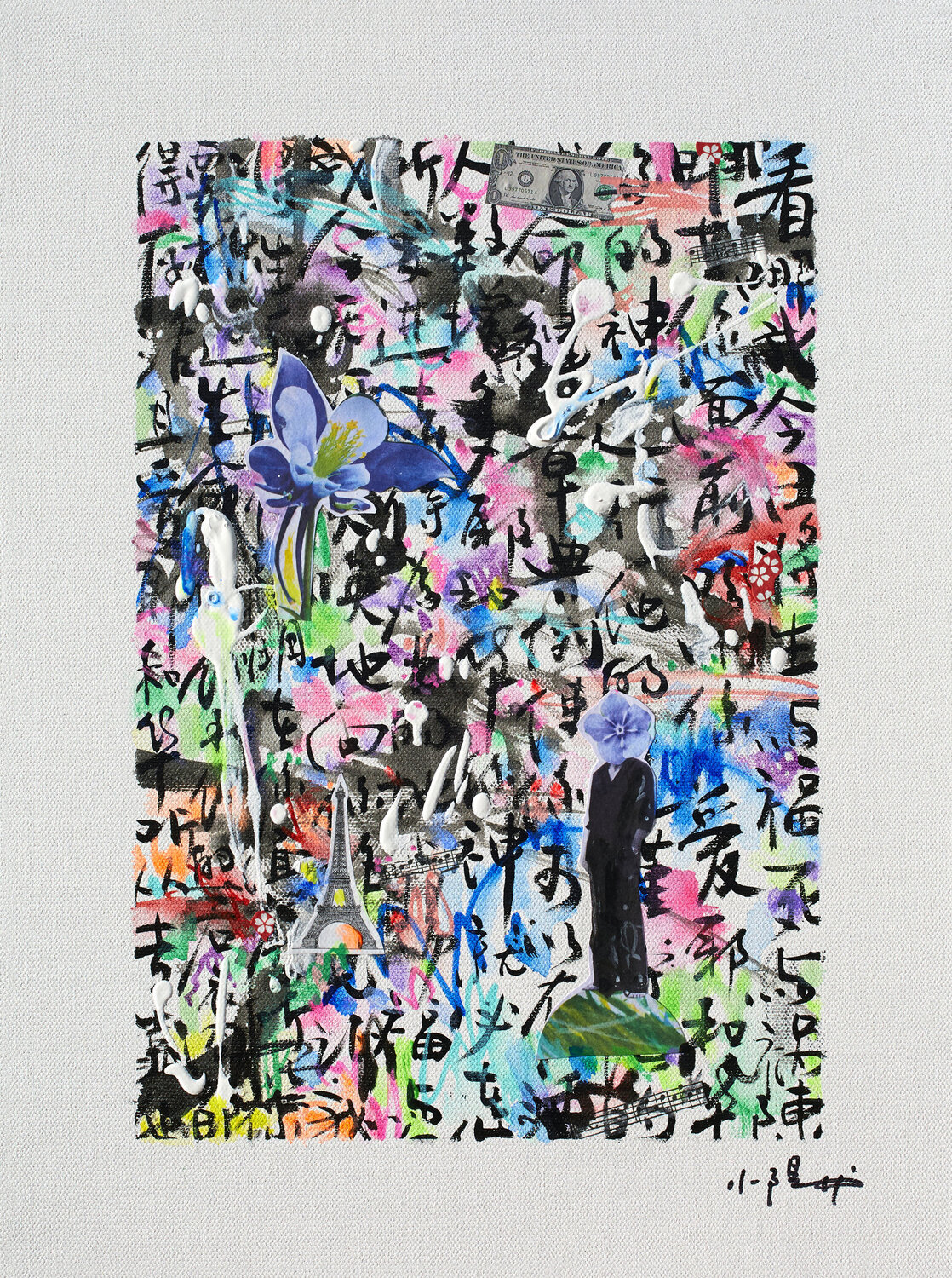 Prayer XX Xiaoyang Galas Original painting for sale