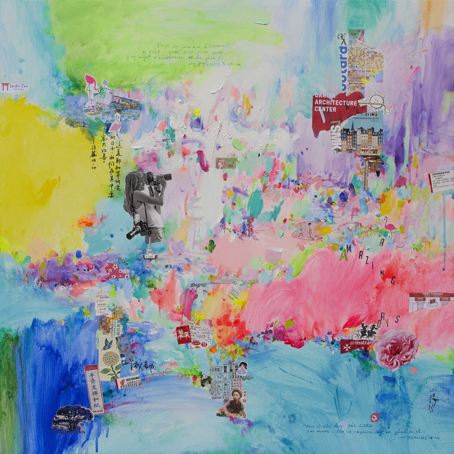 Amazing days Xiaoyang Galas Original painting for sale