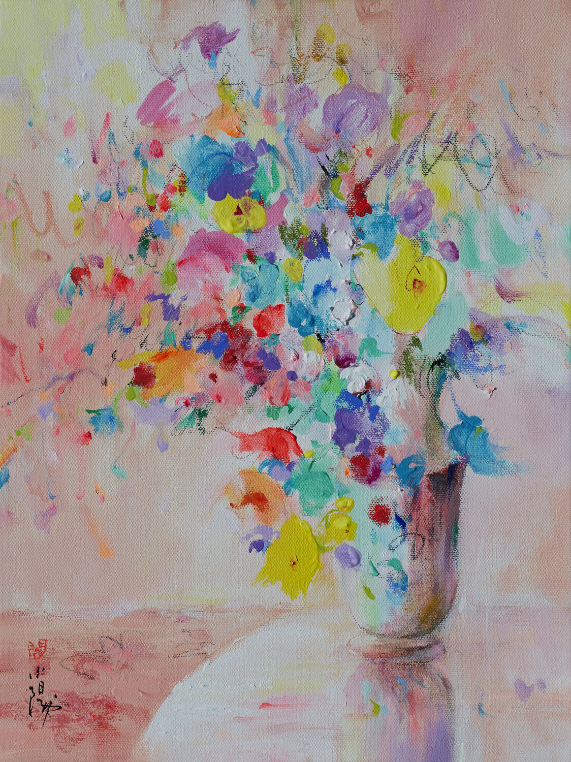 In silence Xiaoyang Galas Original painting for sale