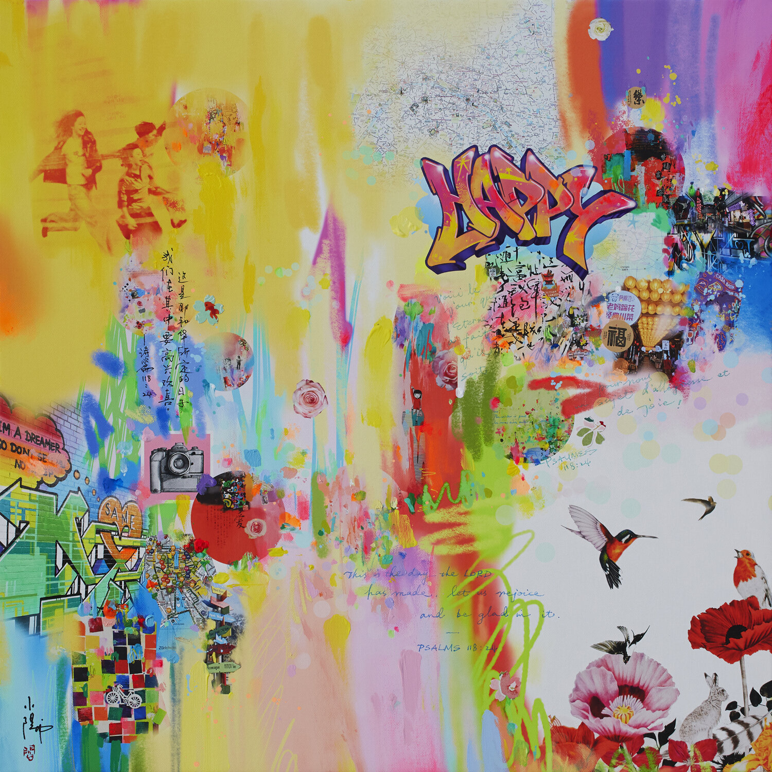 HAPPY Xiaoyang Galas Original painting for sale