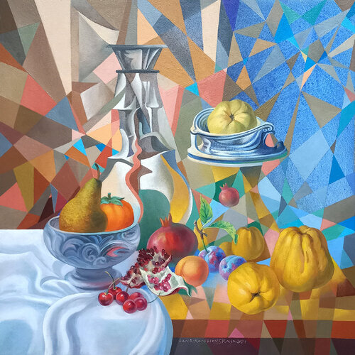 Metaphysical still life of passing autumn by Lana Korolievskaia, Painting for Sale on Select