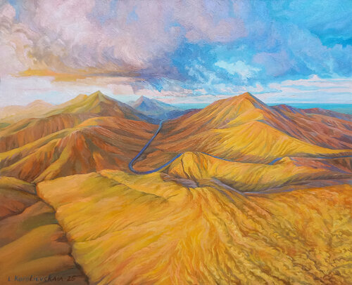 A metaphor for the middle path, which leads to the same goals as any other by Lana Korolievskaia, Painting for Sale on Select