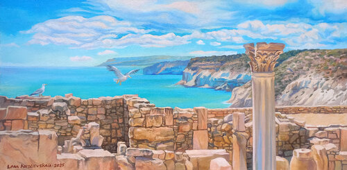 Cyprus. The Voice of Ruins by Lana Korolievskaia, Painting for Sale on Select