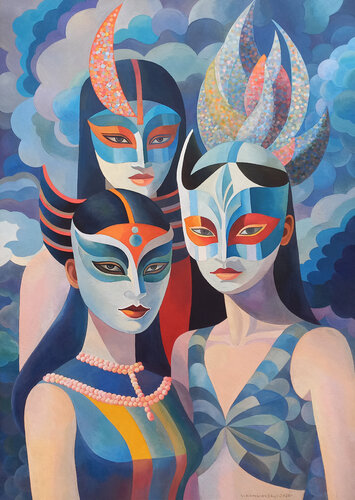 Now We're Not Afraid of Anything Anymore by Lana Korolievskaia, Painting for Sale on Select