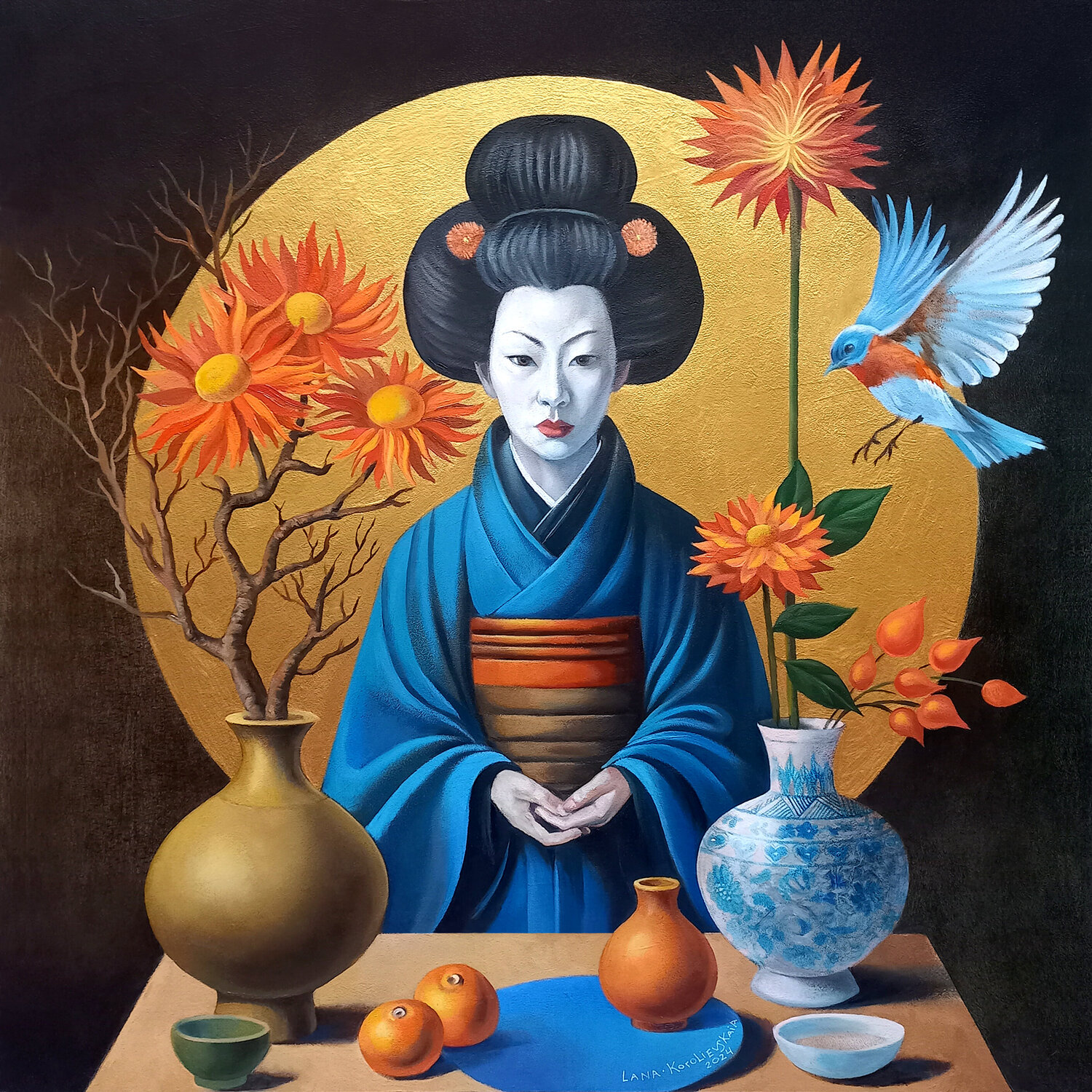 The path to inner peace Lana Korolievskaia Original painting for sale