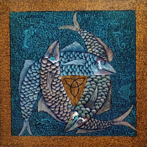 Triquetra by Antonio Presti, Painting for Sale on Select