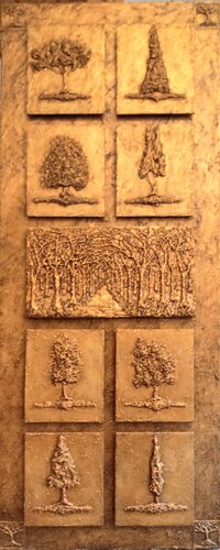 Alberi by Antonio Presti, Painting for Sale on Select