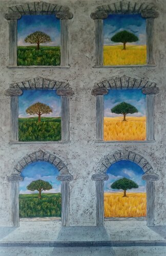 Spring summer by Antonio Presti, Painting for Sale on Select