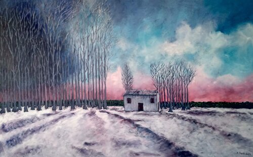 Snow by Antonio Presti, Painting for Sale on Select