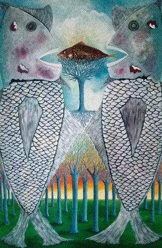 Freak of nature by Antonio Presti, Painting for Sale on Select