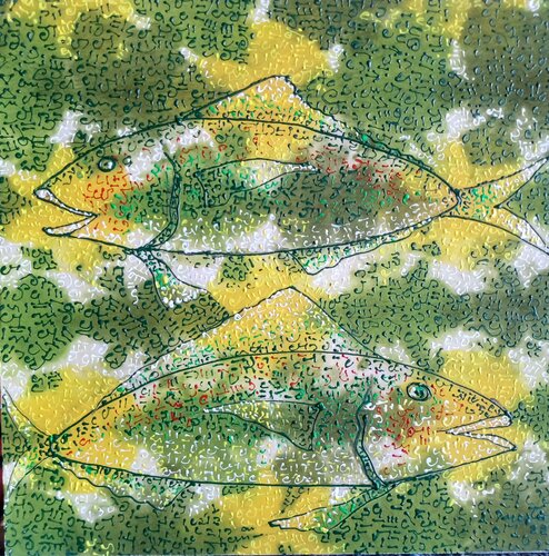 Pesci by Antonio Presti, Painting for Sale on Select