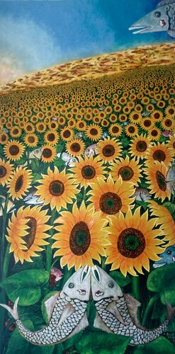 Fantastico by Antonio Presti, Painting for Sale on Select
