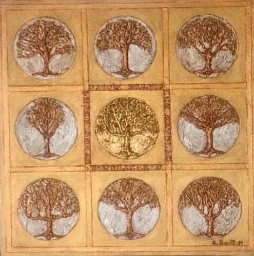 Alberi by Antonio Presti, Painting for Sale on Select