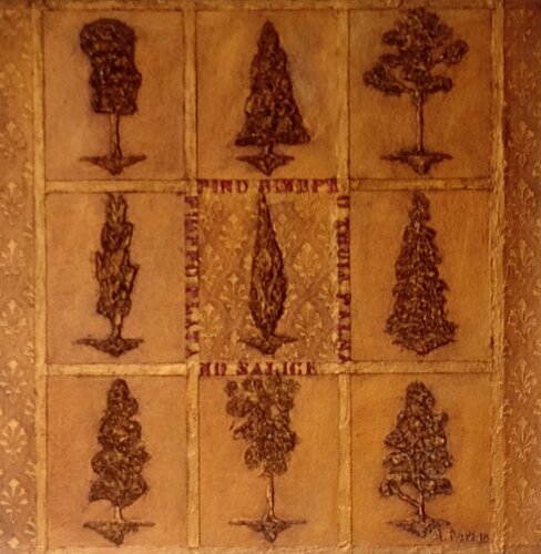 Alberi by Antonio Presti, Painting for Sale on Select