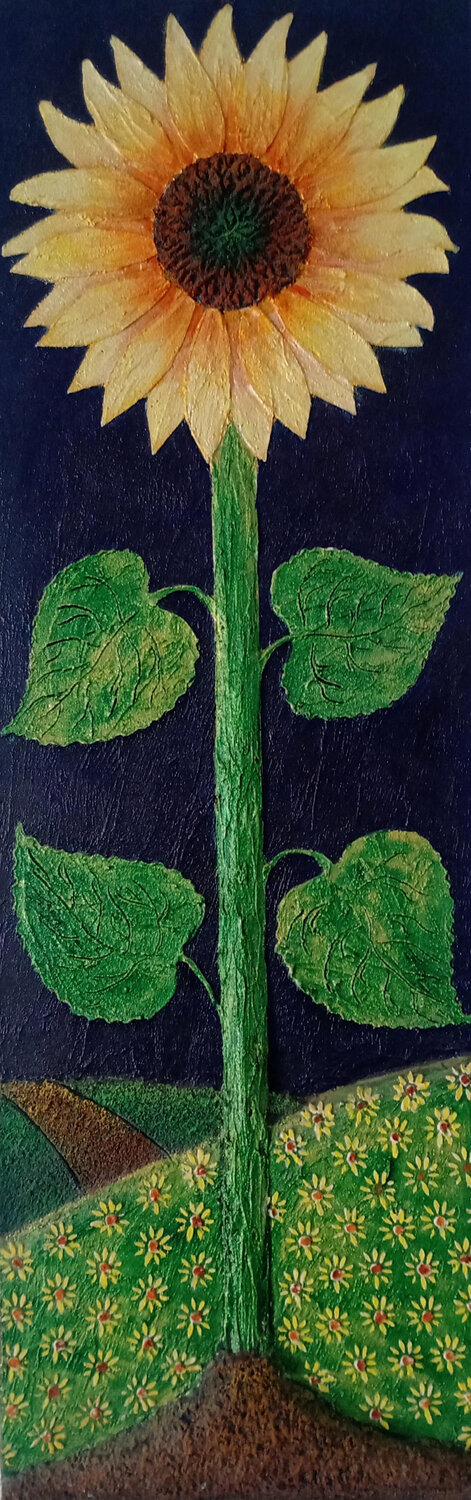 Girasole Antonio Presti Original painting for sale