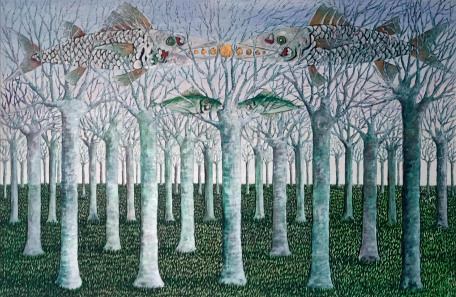 Incontri Antonio Presti Original painting for sale