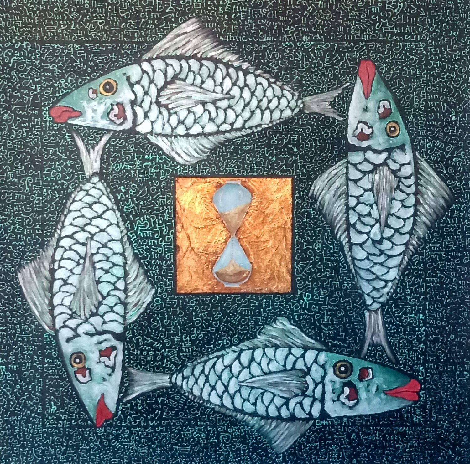 Il tempo Antonio Presti Original painting for sale