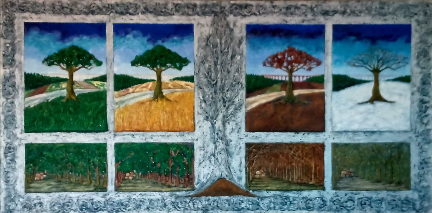Stagioni 3 Antonio Presti Original painting for sale