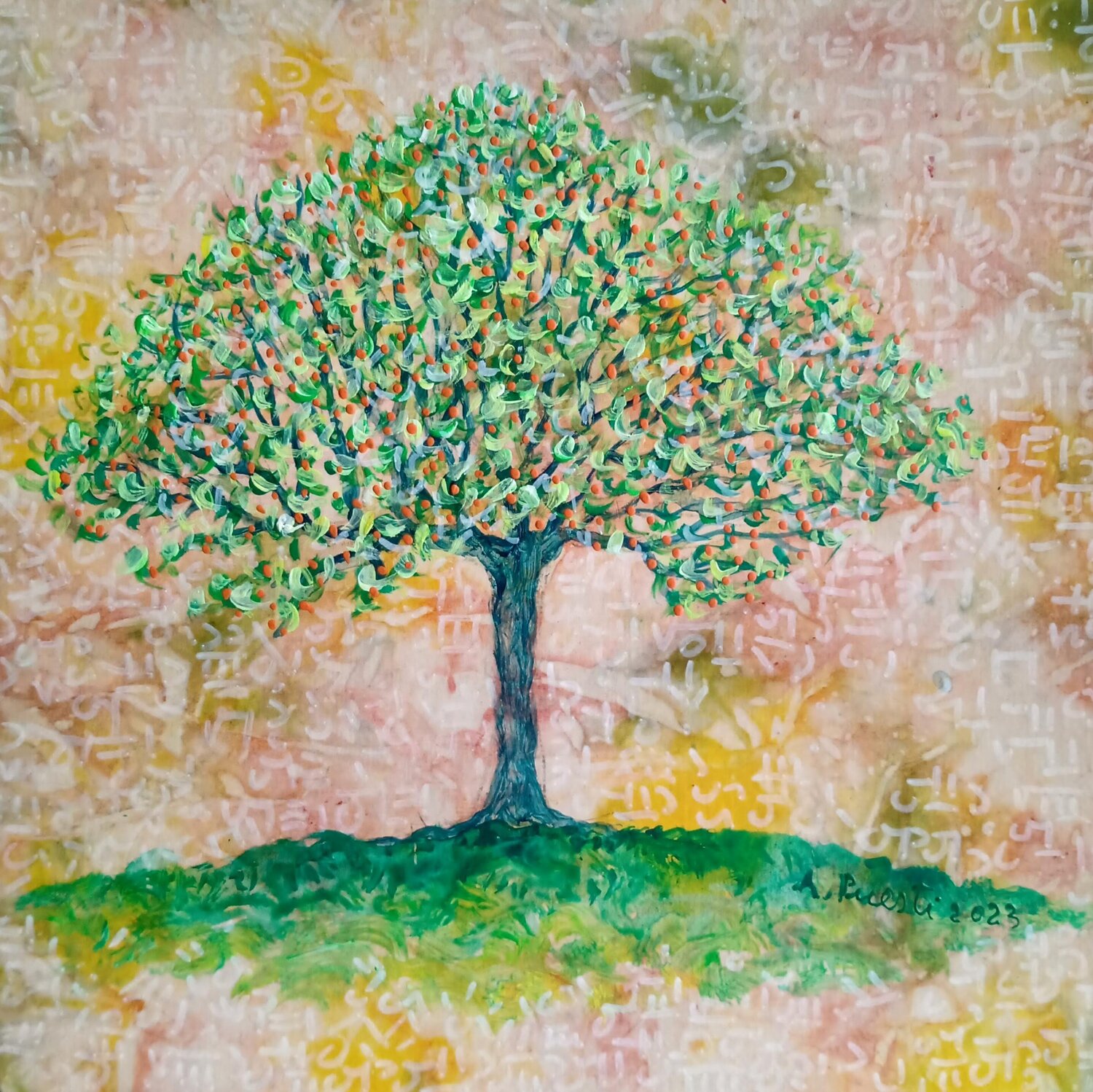 Primavera Antonio Presti Original painting for sale