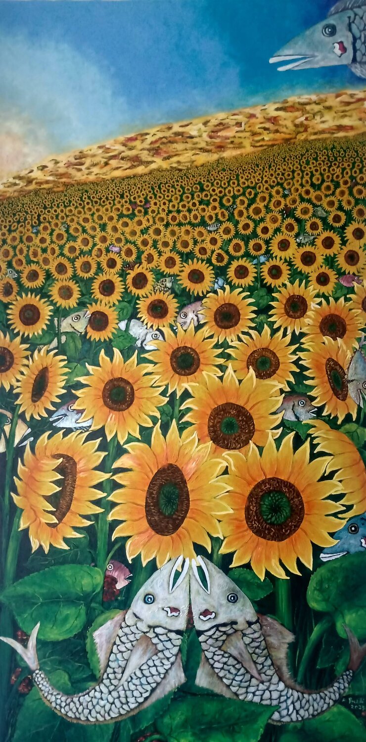 Fantastico Antonio Presti Original painting for sale