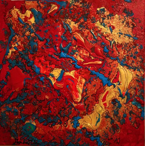 Atomo d' amore II by Marisa Milan, Painting for Sale on Select