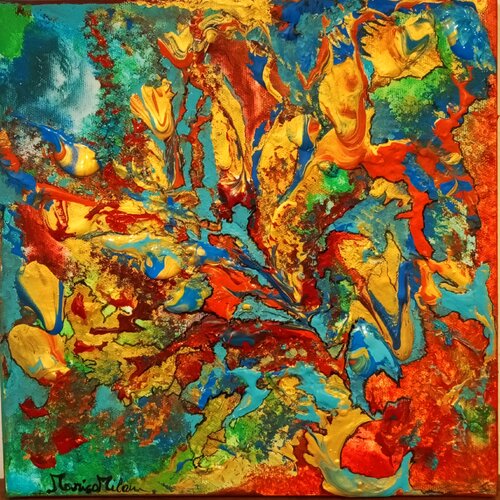 La Foglia by Marisa Milan, Painting for Sale on Select