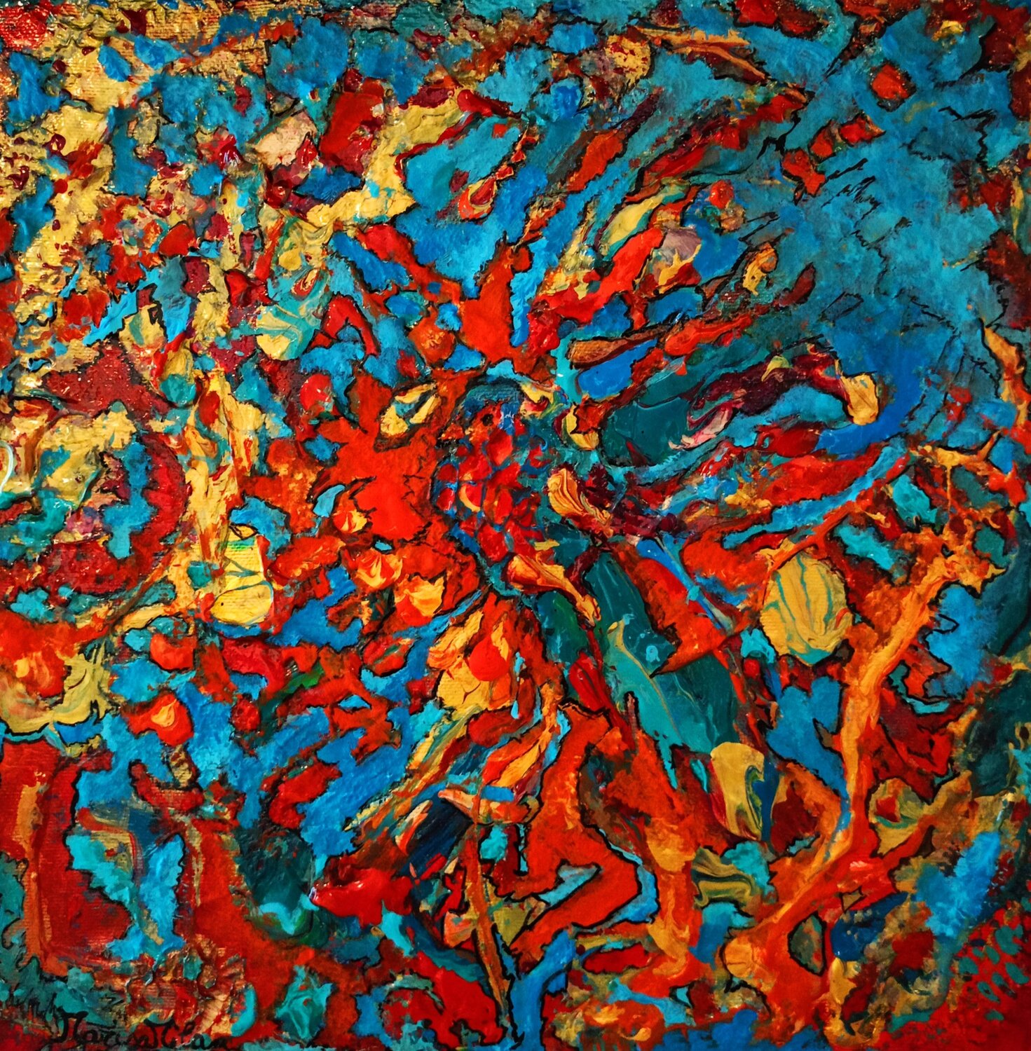 Pettirosso llll Marisa Milan Original painting for sale