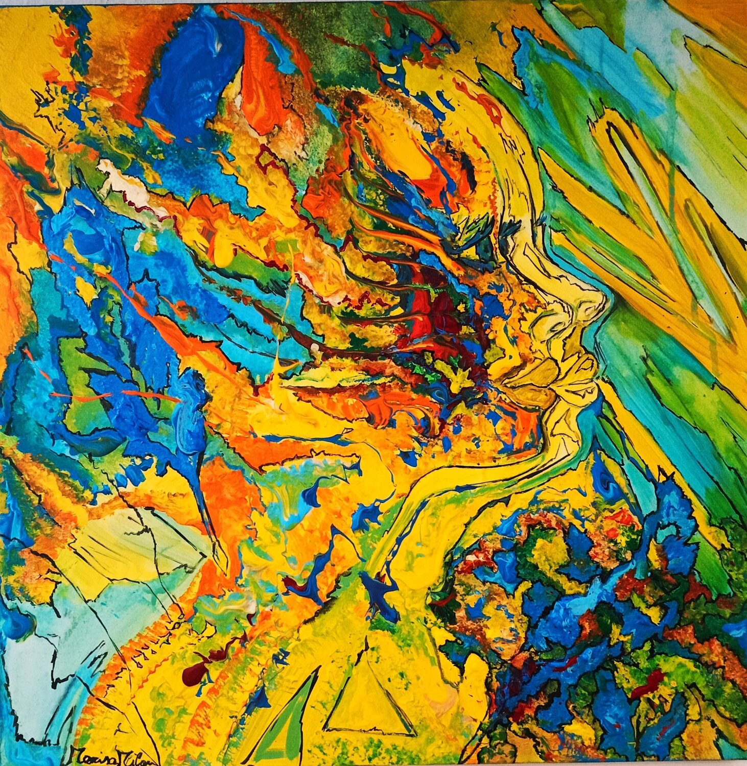 Empatia Marisa Milan Original painting for sale