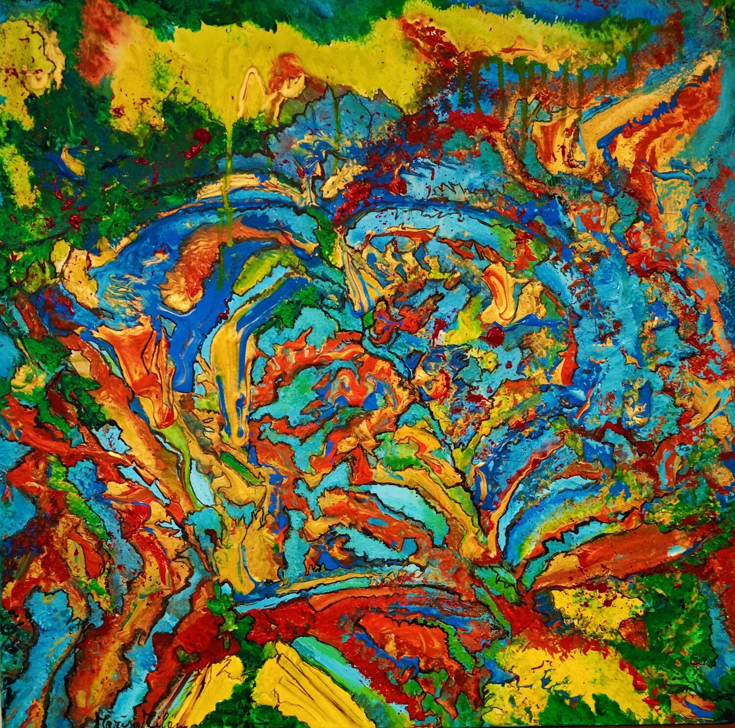 Alfabetizzazione Marisa Milan Original painting for sale
