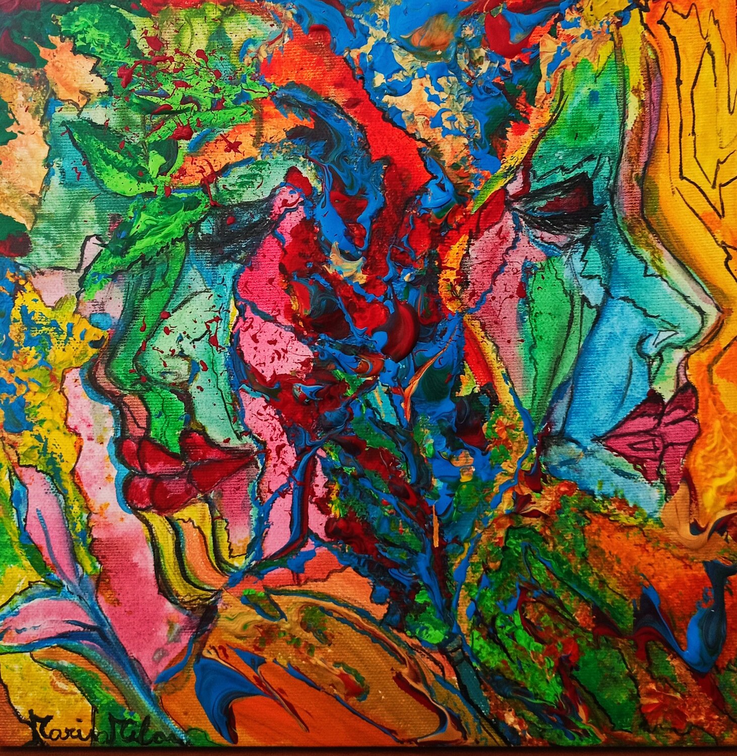 Empatia ll Marisa Milan Original painting for sale