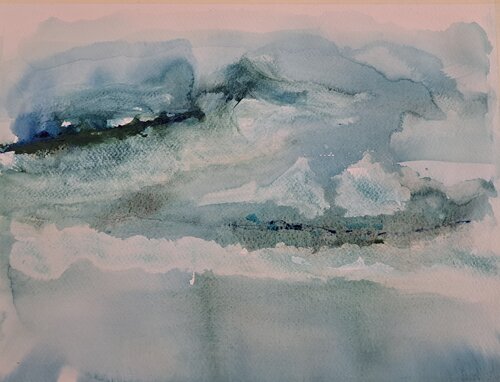 Landscape No LXXIII by Krister Björklund, Painting for Sale on Select