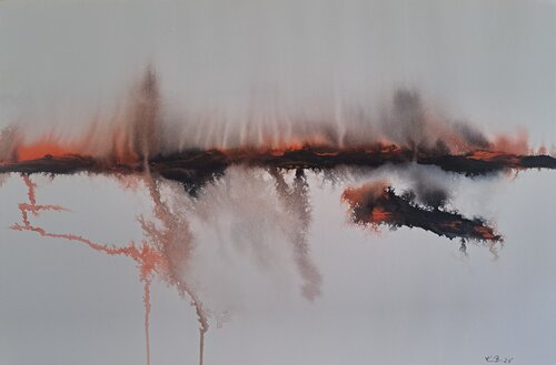 Landscape No 87 by Krister Björklund, Painting for Sale on Select