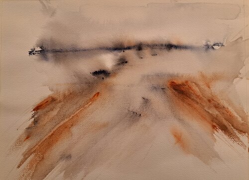 Landscape No 93 by Krister Björklund, Painting for Sale on Select