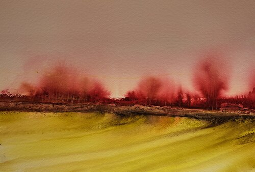 Echoes of Autumn by Krister Björklund, Painting for Sale on Select