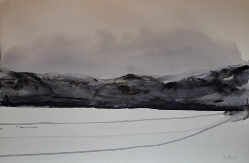 Wintertime II by Krister Björklund, Painting for Sale on Select