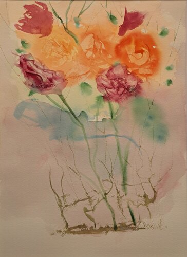 Whispers of Bloom by Krister Björklund, Painting for Sale on Select