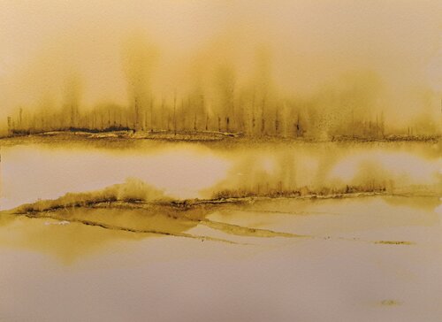 Landscape No 130 by Krister Björklund, Painting for Sale on Select