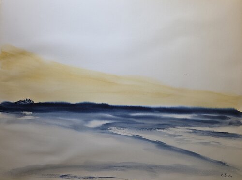 The Veil of morning light by Krister Björklund, Painting for Sale on Select