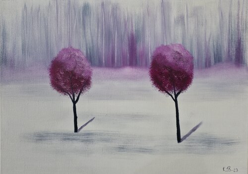 Purple Lollipop by Krister Björklund, Painting for Sale on Select