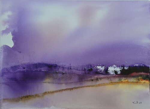 Landscape No 48 von Krister Björklund, Malerei kaufen auf Select