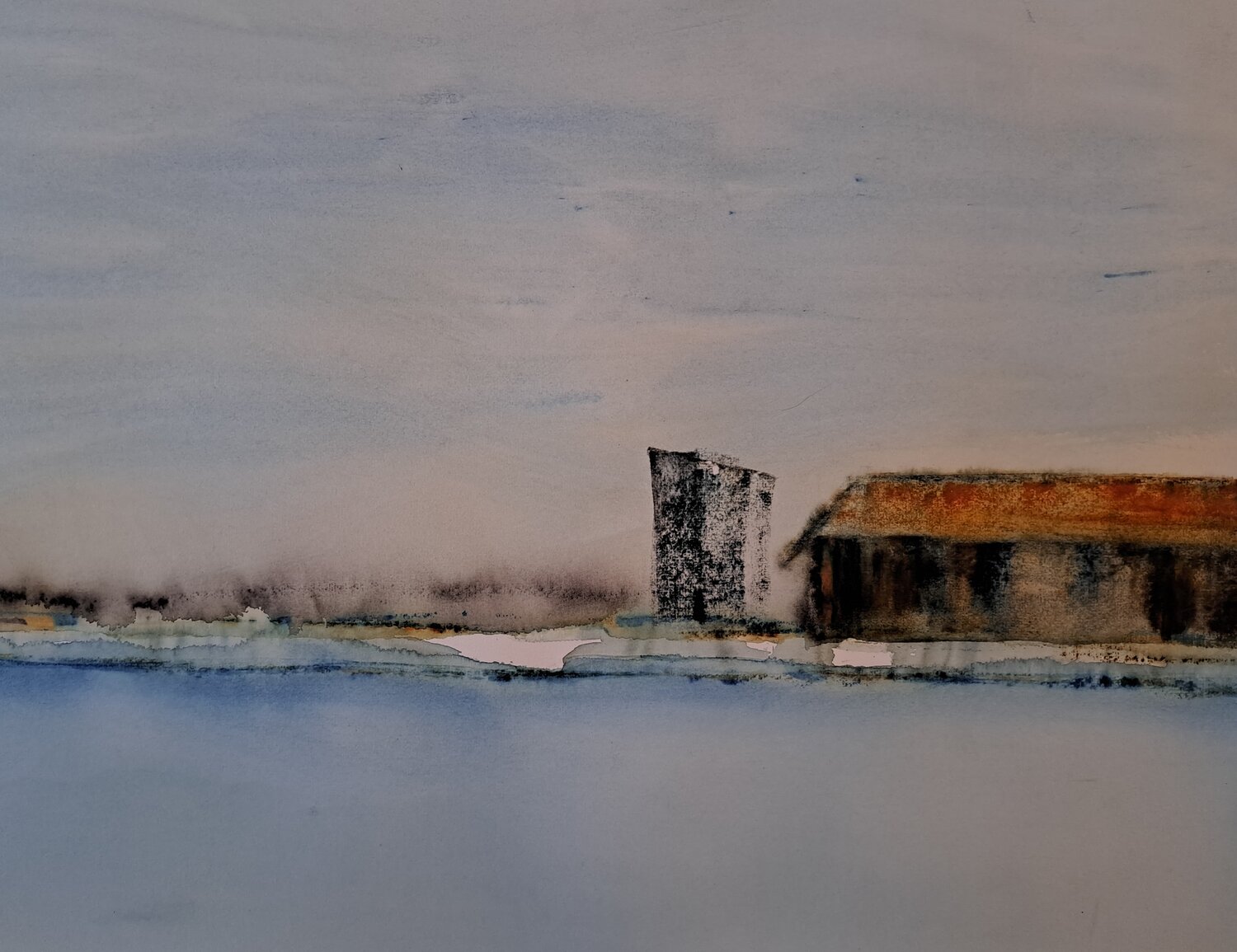 Along the coast Krister Björklund Original painting for sale