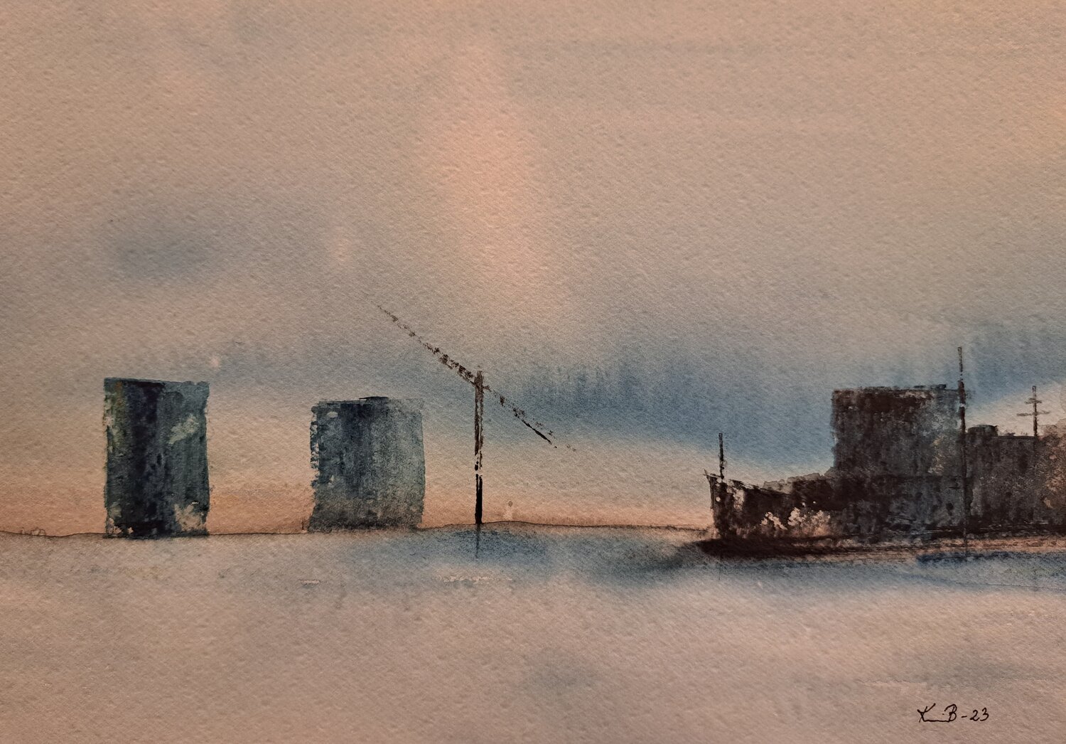 Somewhere in Sweden Krister Björklund Original painting for sale