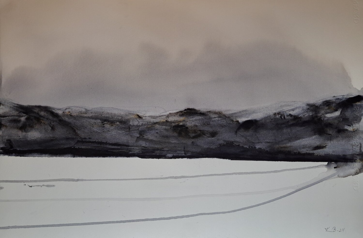 Wintertime II Krister Björklund Original painting for sale