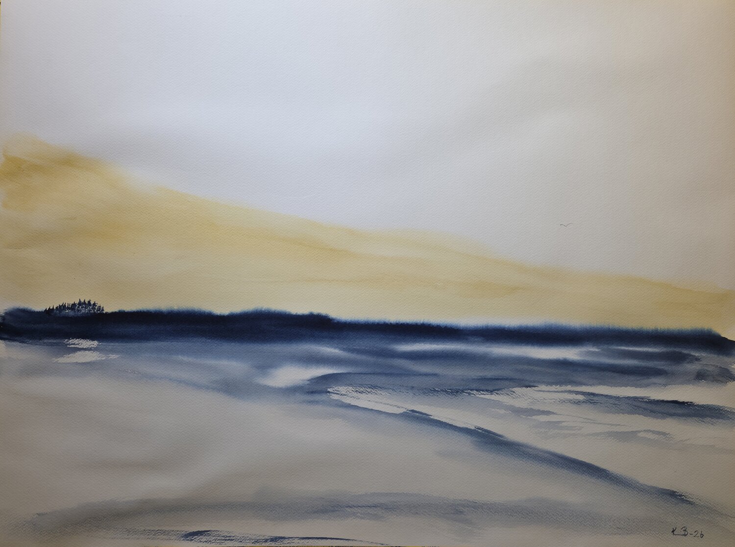 The Veil of morning light Krister Björklund Original painting for sale