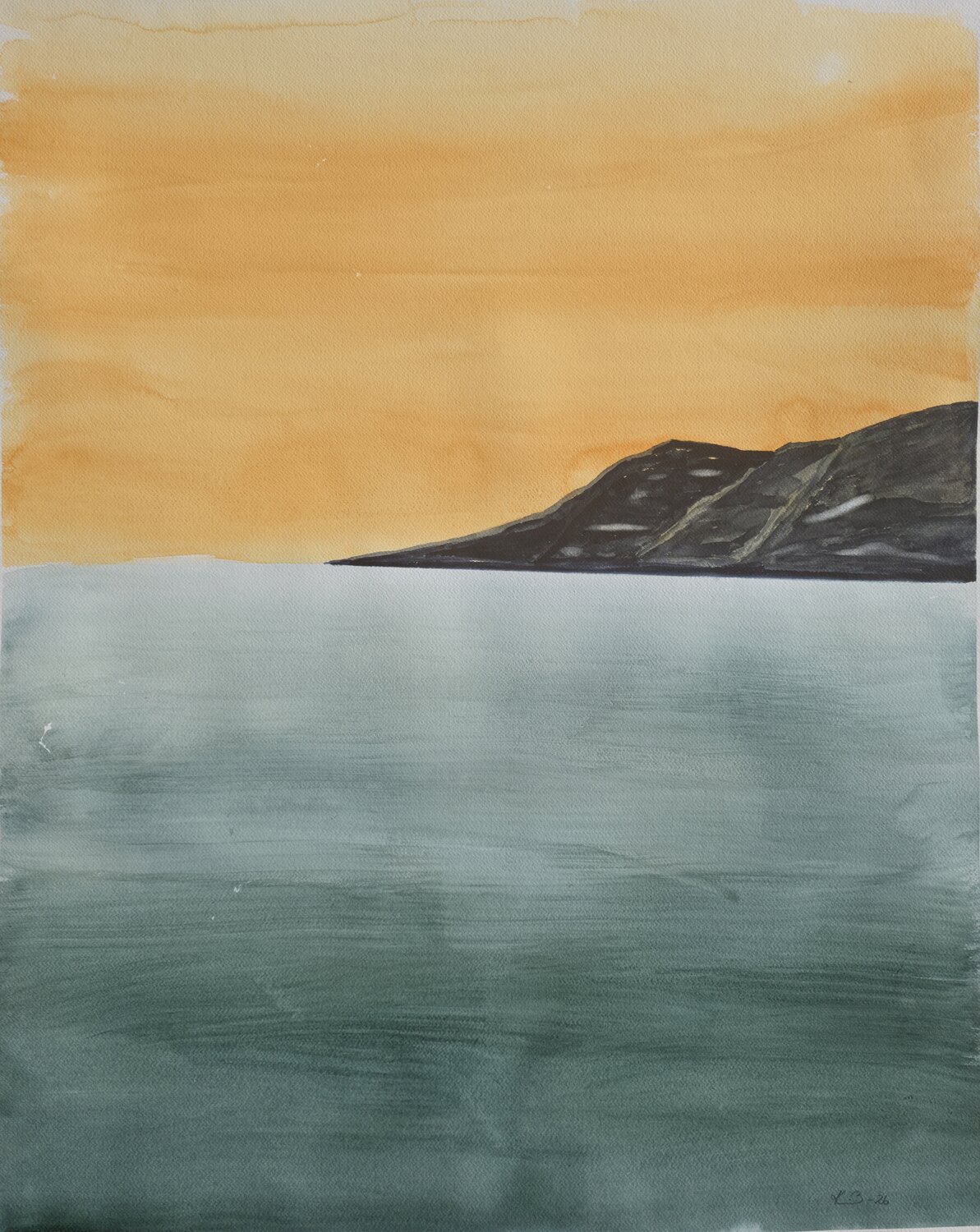 Veil of evening Krister Björklund Original painting for sale
