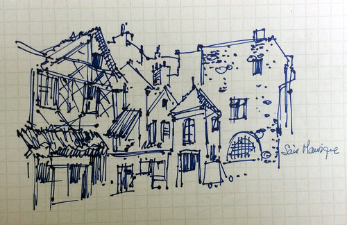 libreta Dijon by juan angel saiz manrique, Drawing for Sale on Select
