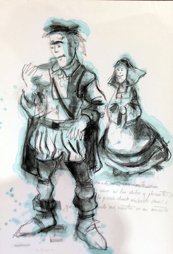 El Mozo de Mulas by juan angel saiz manrique, Drawing for Sale on Select