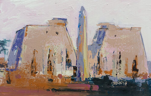 Egipto by juan angel saiz manrique, Painting for Sale on Select